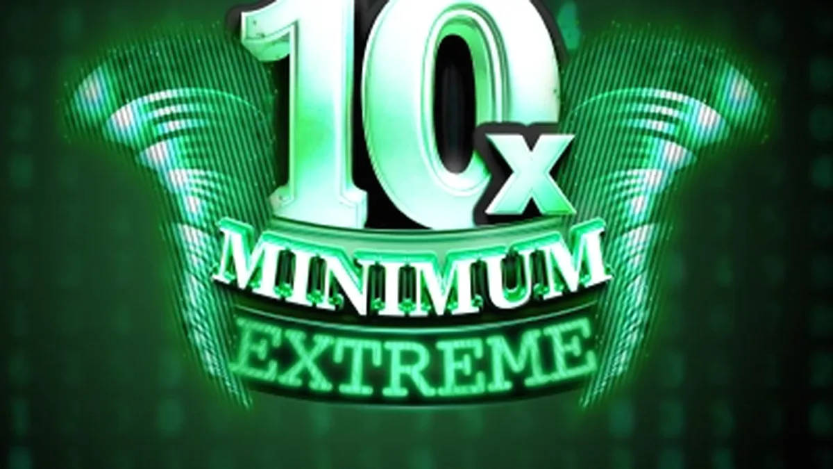Interface do slot 10x Minimum Extreme com design minimalista
